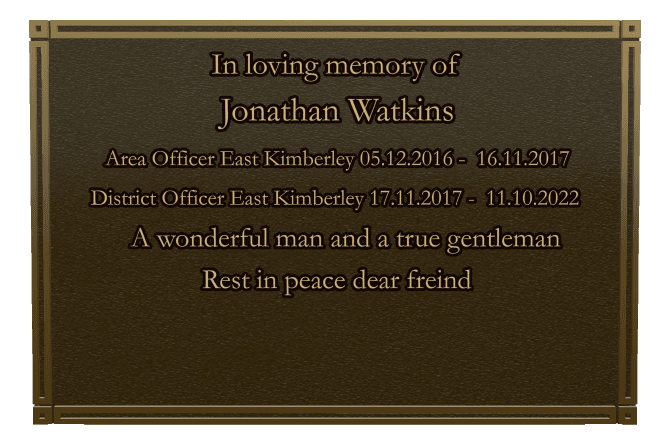 Square Bronze Plaque – A True Gentleman preview
