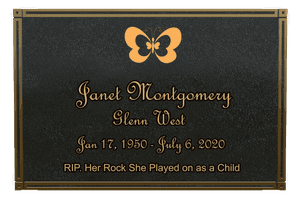 Child Memorial Bronze Plaque preview