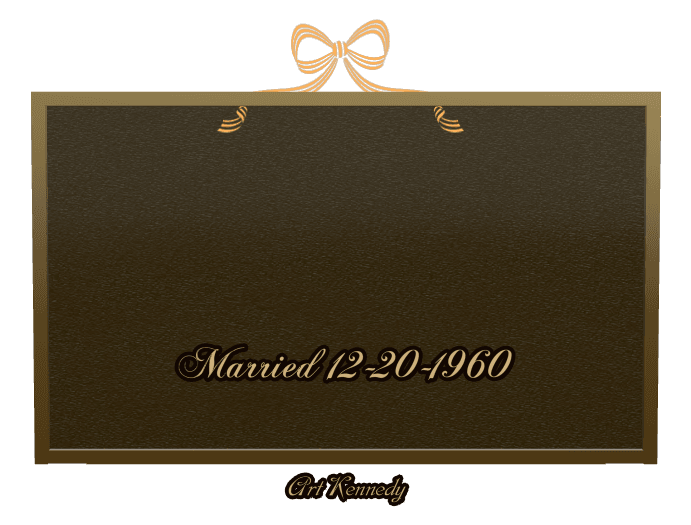 Rectangle (landscape) Bronze Plaque – heart preview