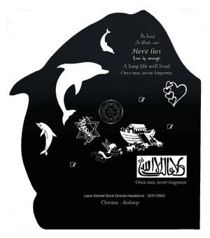 Religious Memorial memorial design preview