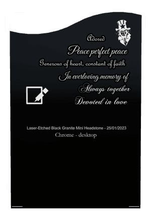 Religious Memorial memorial design preview