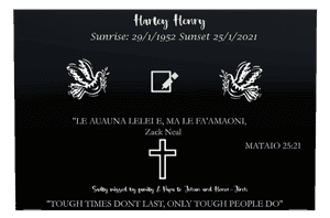 Rectangle Landscape Cross 4 memorial design preview