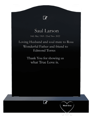 Serpentine - Loving Husband 7 memorial design preview