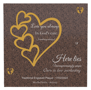 Religious Memorial memorial design preview