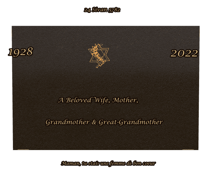 Bronze Plaque Bronze Plaque – Wife Plaque preview
