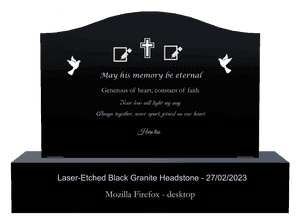 Religious Memorial memorial design preview