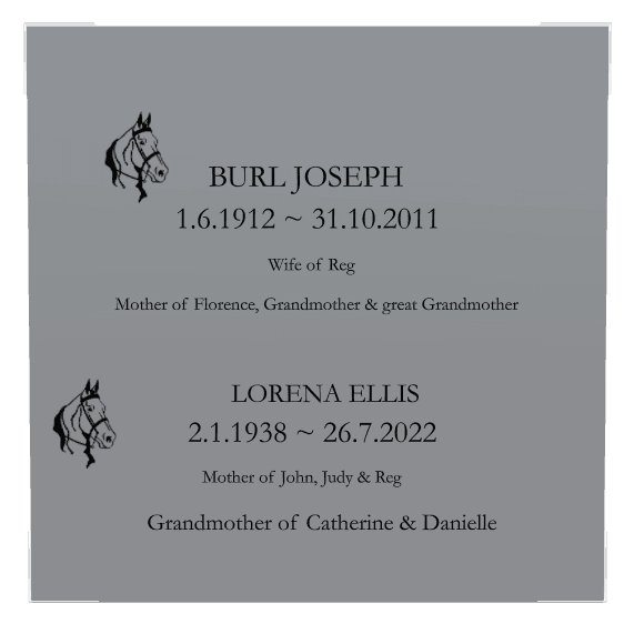 Stainless Steel Plaque Stainless Steel Plaque – John preview
