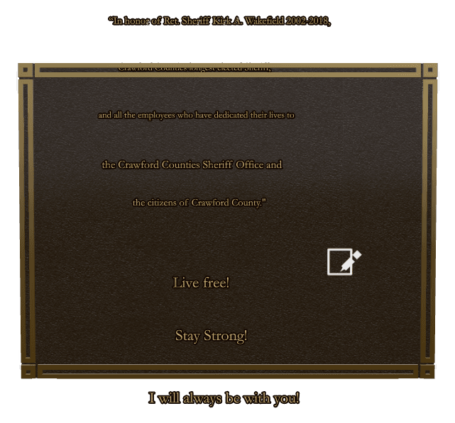 Rectangle (landscape) Bronze Plaque – Dedication preview