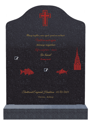 Religious Memorial memorial design preview
