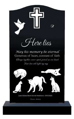 Religious Memorial memorial design preview