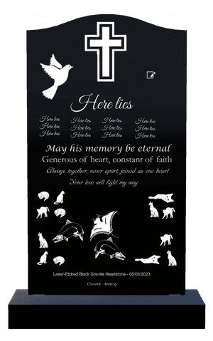 Religious Memorial memorial design preview