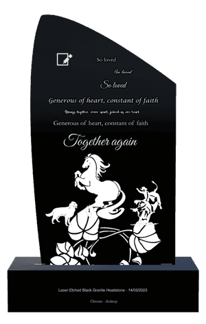 Religious Memorial memorial design preview