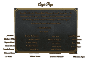Rectangle Landscape John 20 memorial design preview