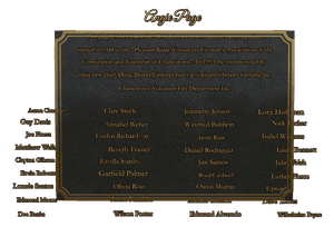 Rectangle Landscape John 19 memorial design preview