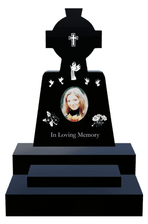 Headstone 19 - In Loving Memory memorial design preview