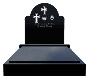 Headstone 12 - In Loving Memory memorial design preview
