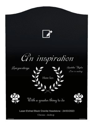 Serpentine - Rose memorial design preview