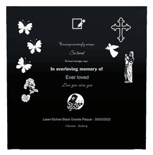 Square - Angel Butterflies memorial design preview