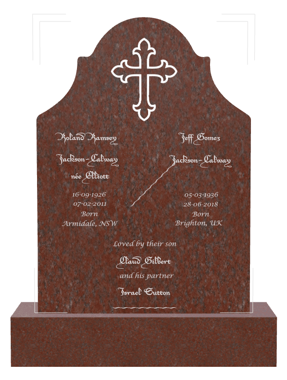 Traditional Engraved Headstone – Peter preview