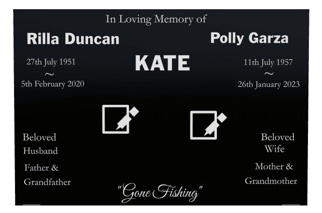 Rectangle (landscape) Laser-Etched Color Plaque – Mother Memorial preview