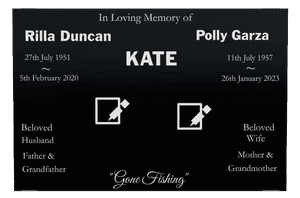 Rectangle Landscape in Loving Memory 35 memorial design preview