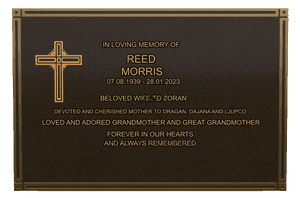Rectangle Landscape Forever in Our Hearts 19 memorial design preview