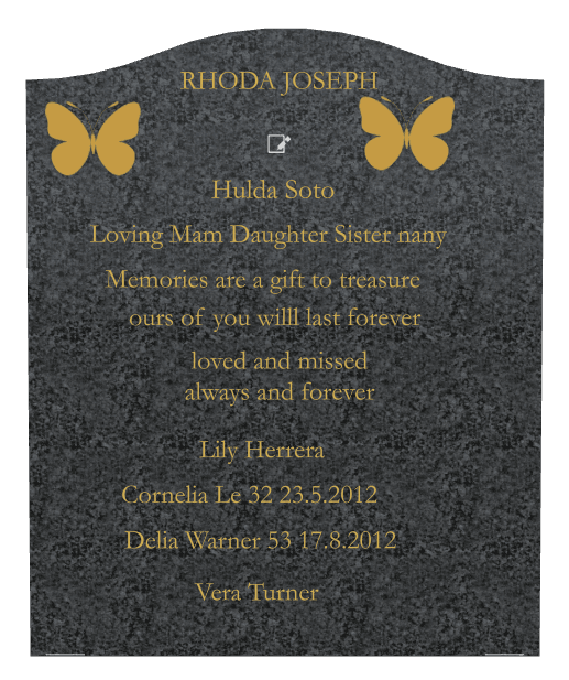 Serpentine Traditional Engraved Headstone – Forever Loved preview