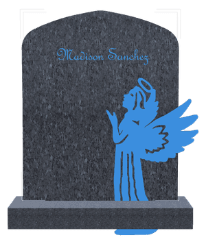 Headstone 36 - Angel memorial design preview