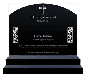 In Loving Memory of memorial design preview