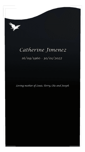 Right Wave - Loving Mother memorial design preview