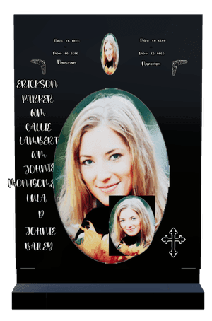 Square - Cross 5 memorial design preview