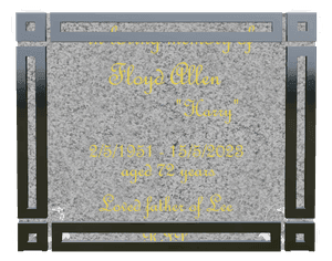 Full-colour Plaque - In Loving Memory 4 memorial design preview