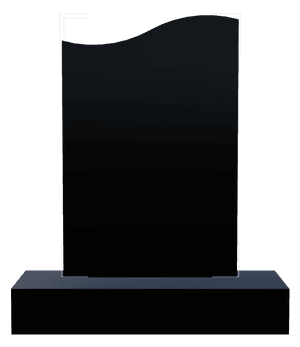 Right Wave - Song Headstone memorial design preview
