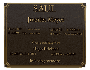 Rectangle Landscape in Loving Memory 55 memorial design preview