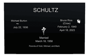 Square - Mark Headstone memorial design preview
