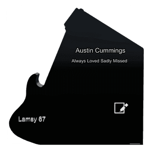Headstone 4 - Always Loved Sadly Missed memorial design preview