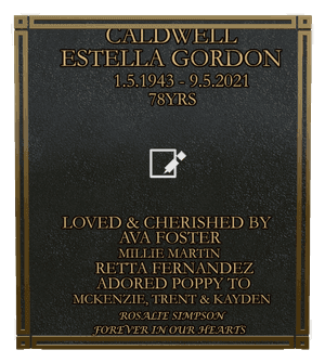 Rectangle Portrait Forever in Our Hearts 4 memorial design preview