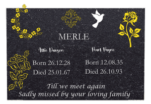 Floral Memorial memorial design preview