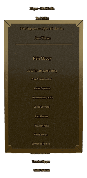 Rectangle Portrait Matthew Plaque memorial design preview
