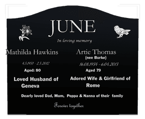 Serpentine - In Loving Memory 96 memorial design preview