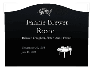 Daughter Memorial memorial design preview