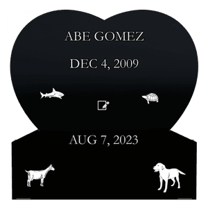 Headstone 27 Bird Dog memorial design preview