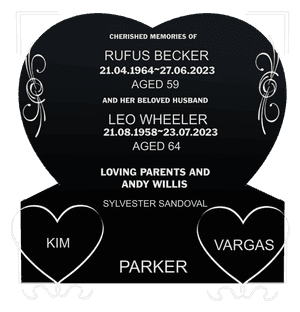 Headstone 27 Cherished Memories memorial design preview