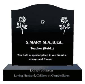 Husband Memorial memorial design preview