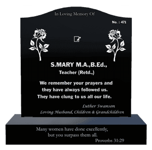 Biblical Memorial memorial design preview