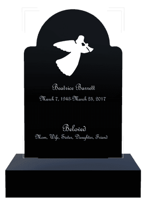 Headstone 18 - Angel memorial design preview