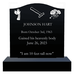 Serpentine - Angel Flower memorial design preview