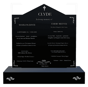 Gable - Devoted Husband Headstone memorial design preview