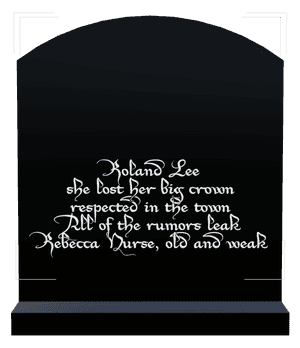 Nurse Memorial Laser-Etched Headstone preview