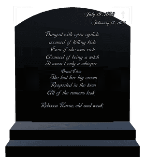 Curved Top - Nurse 3 memorial design preview